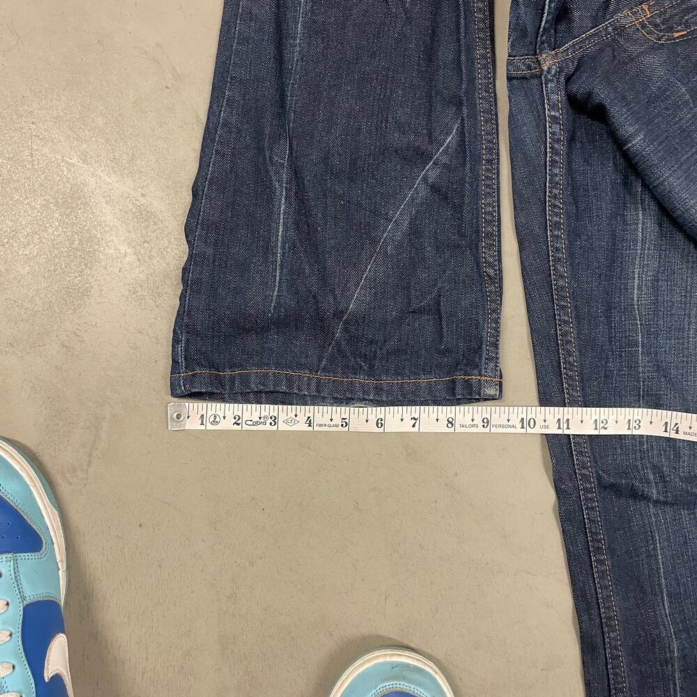Y2K dark wash low rise express bootcut flare jeans 29x31 - Picture 4 of 6